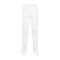 White Slim-fit Cotton Trouser 1