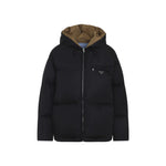 Black Logo Hood Jacket 1