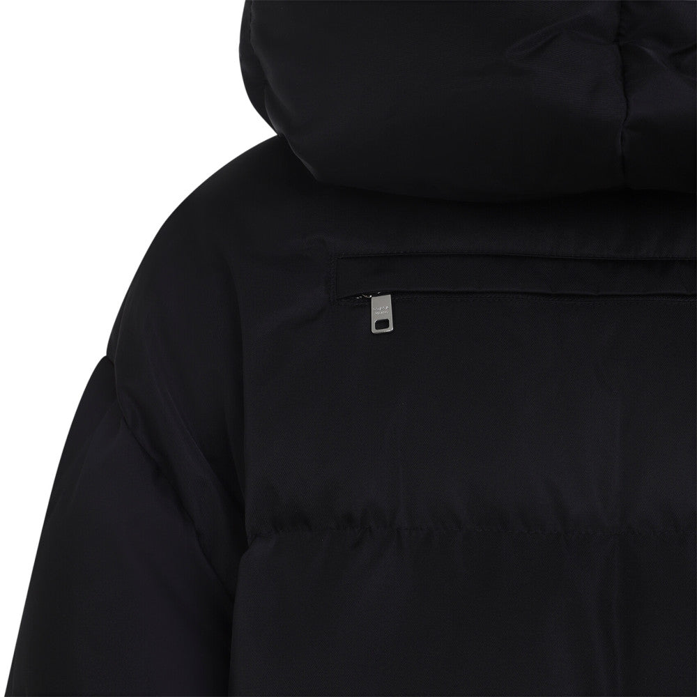 Black Logo Hood Jacket 3