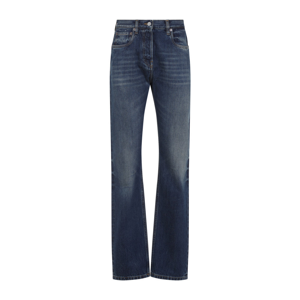 Blue Straight Jeans 1