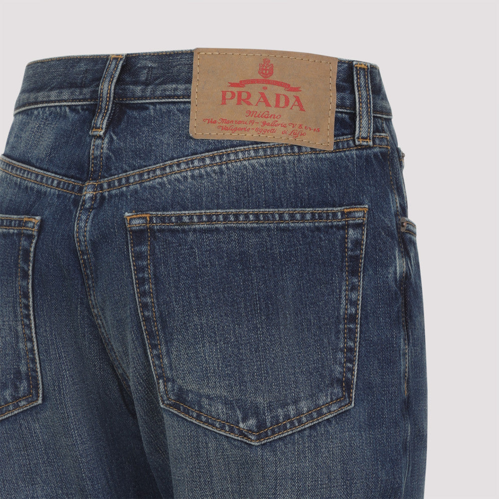 Blue Straight Jeans 5