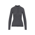 Grey Textured Shirt Collar Polo 1