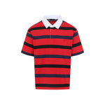 Red Stripes Logo Polo 1