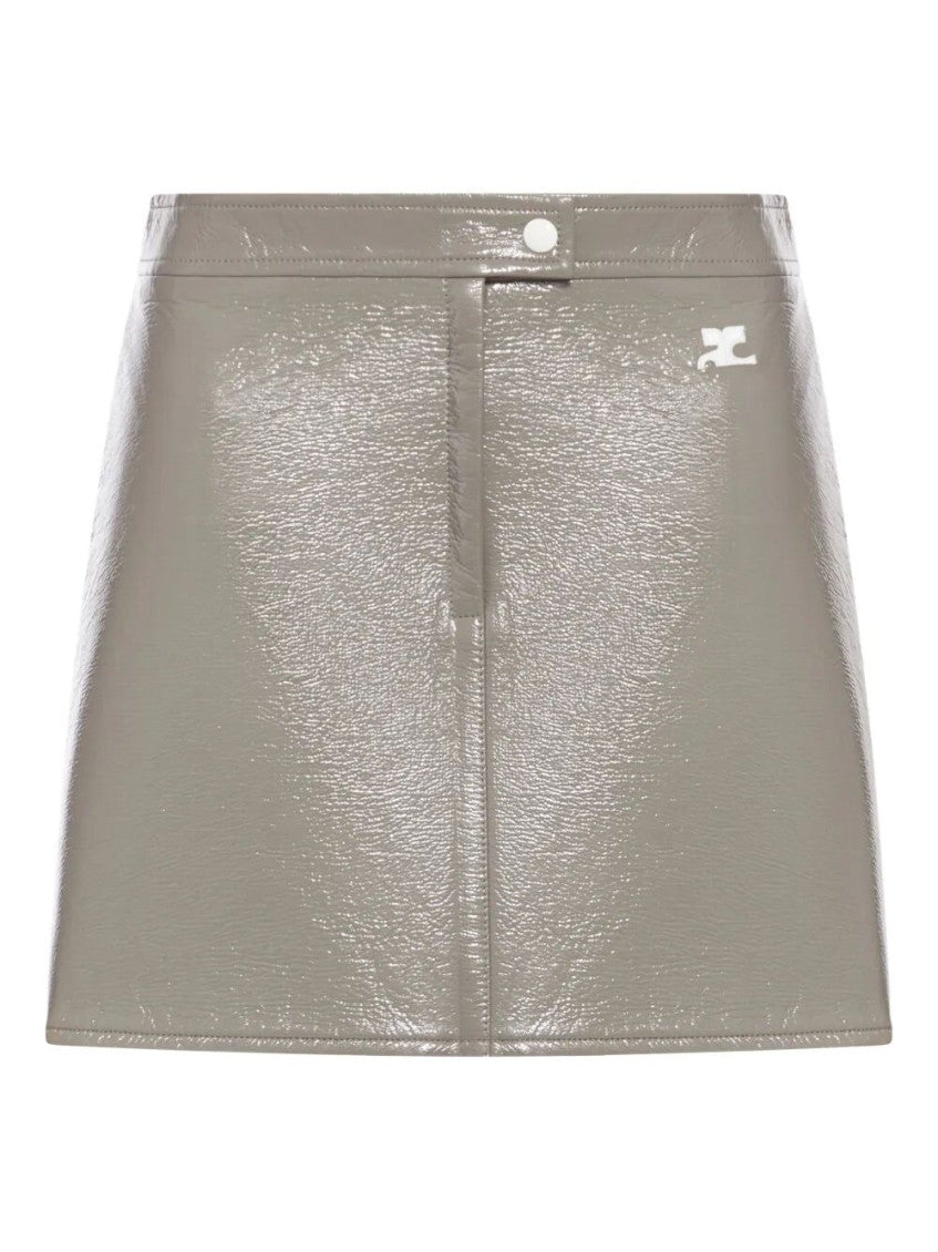 Beige Logo Skirt 1