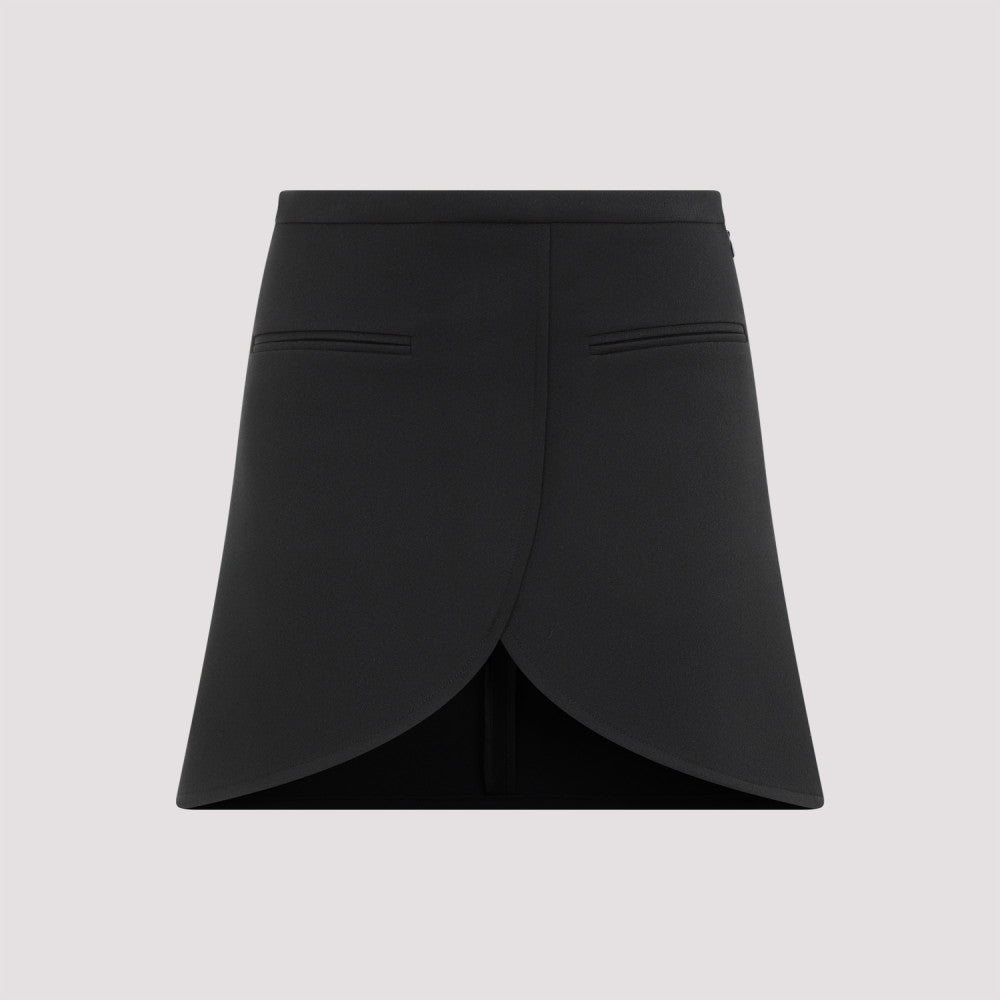 Black Twill Mini Skirt 2