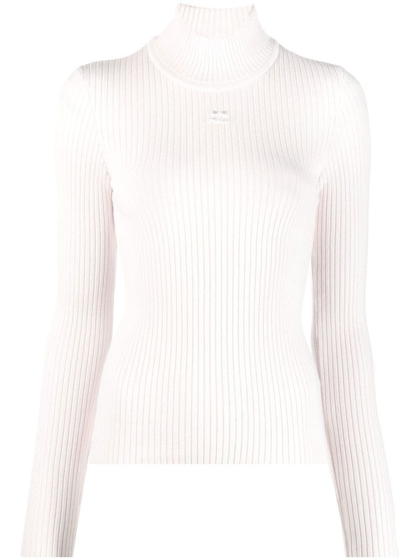 White High-neck Top 1