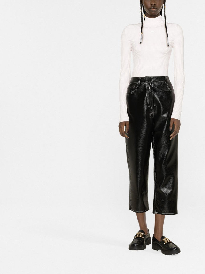 White High-neck Top 3