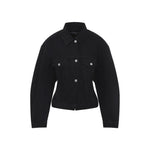 Black Solid Jacket 1