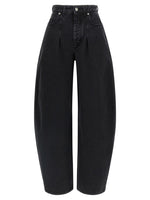 Black High Waist Wide Leg Jeans 1