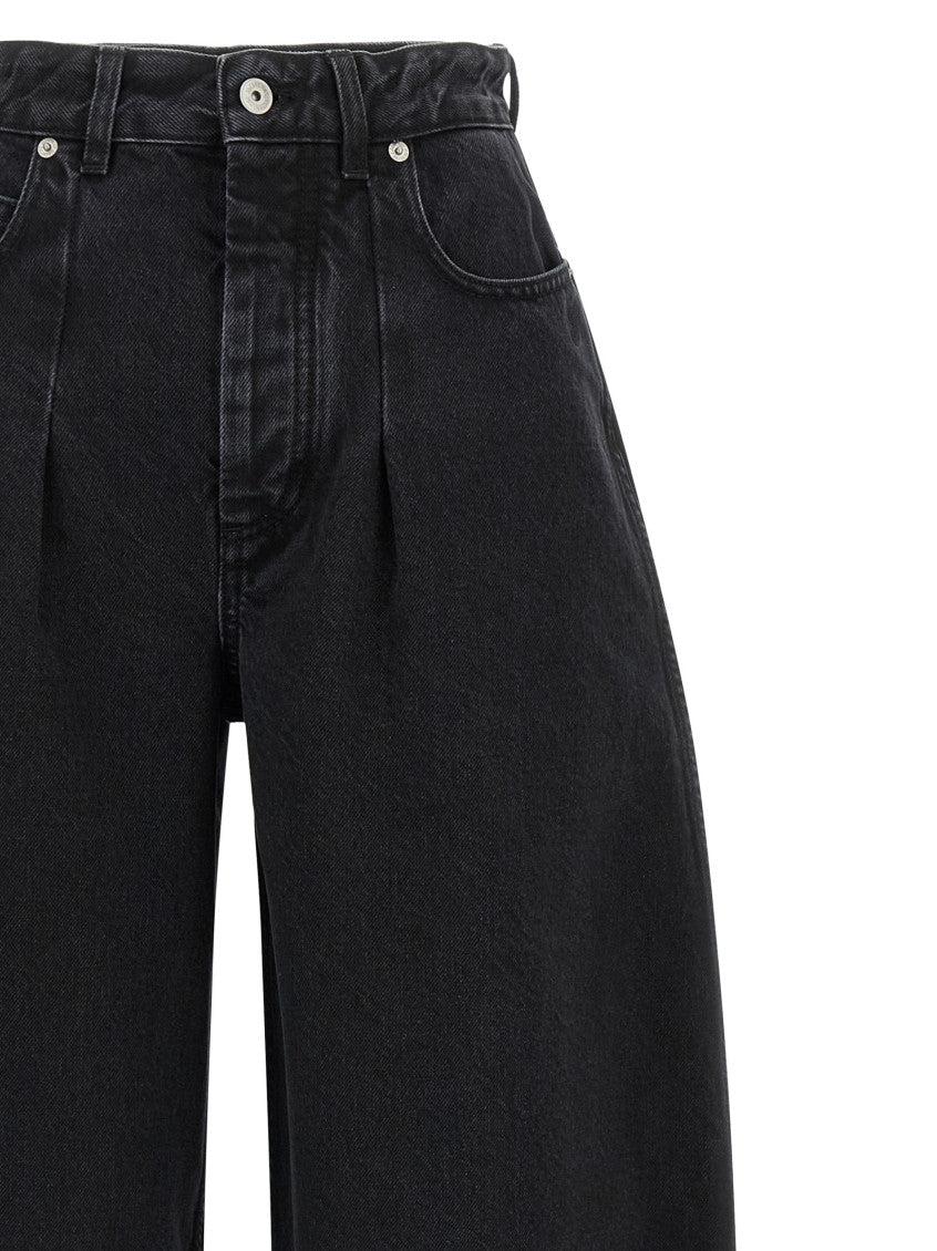 Black High Waist Wide Leg Jeans 3