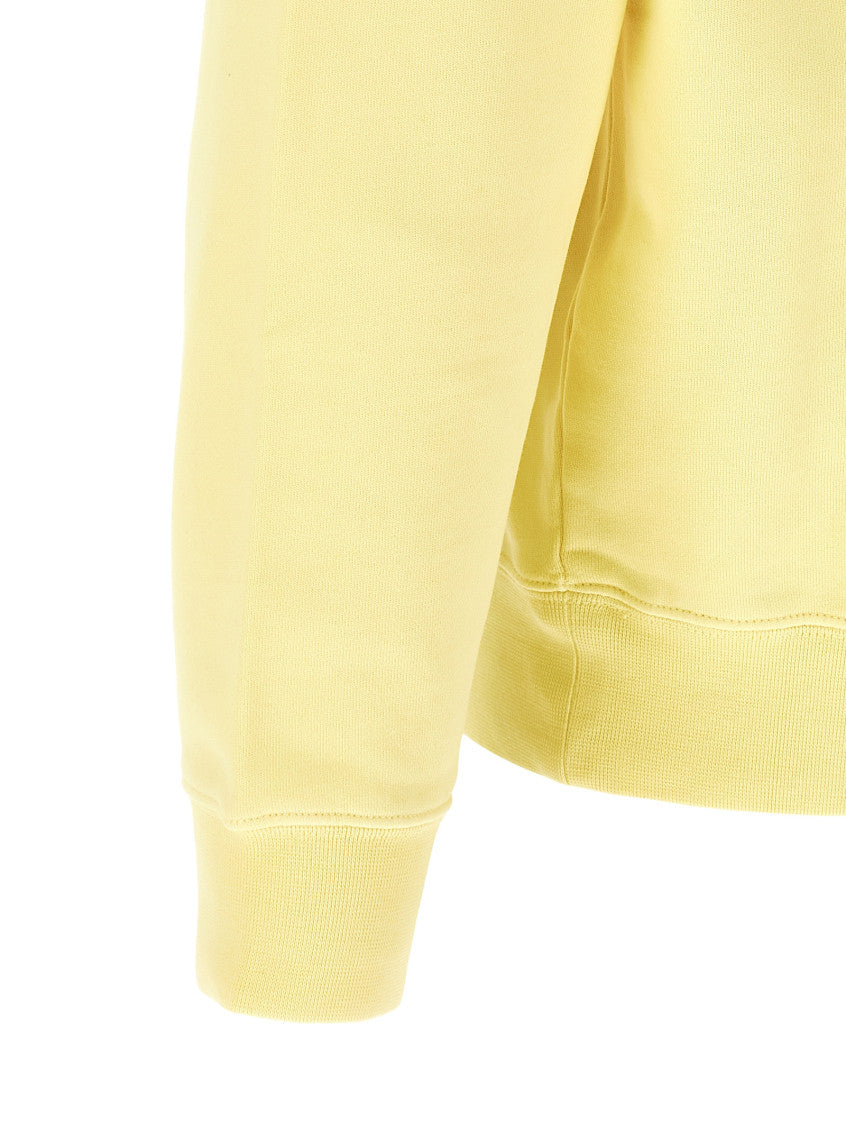 Yellow Crew Neck Logo Sweatshirt 4