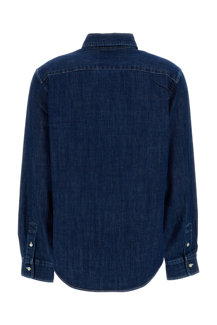 Dark Blue Regular Logo Shirt 2