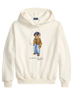 White Graphic Hood Sweatshirt 1