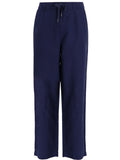 Navy Blue Solid Trousers 1