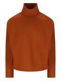 Brown High--neck Top 1