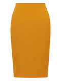 Yellow High-rise Skirt 1