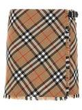 Beige Kilt Skirt 1