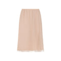 Beige Silk Skirt 1