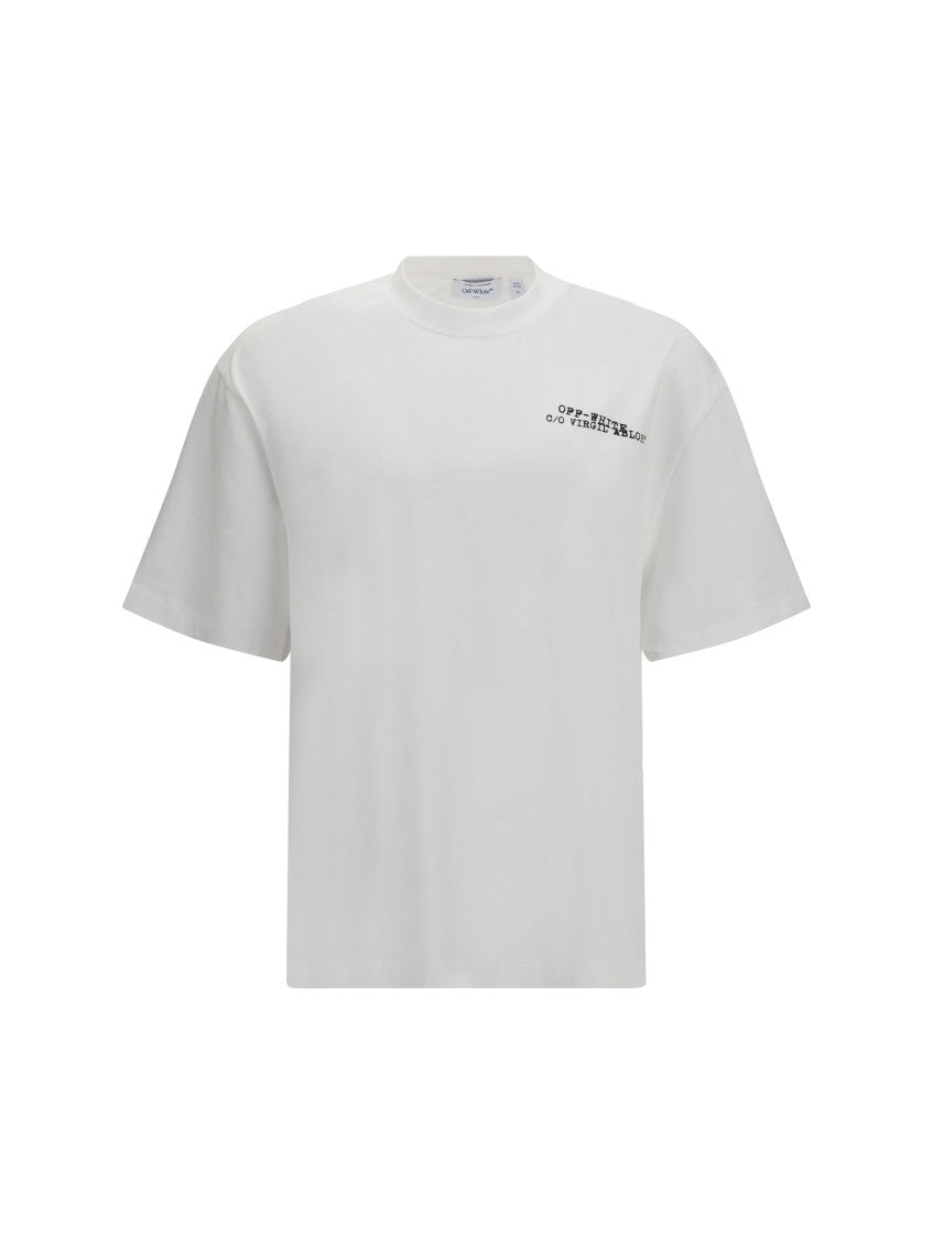 White Crew Neck T-Shirt 1