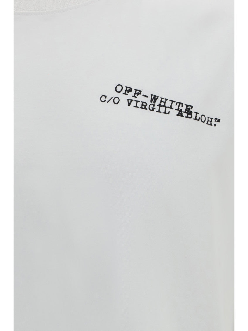 White Crew Neck T-Shirt 3