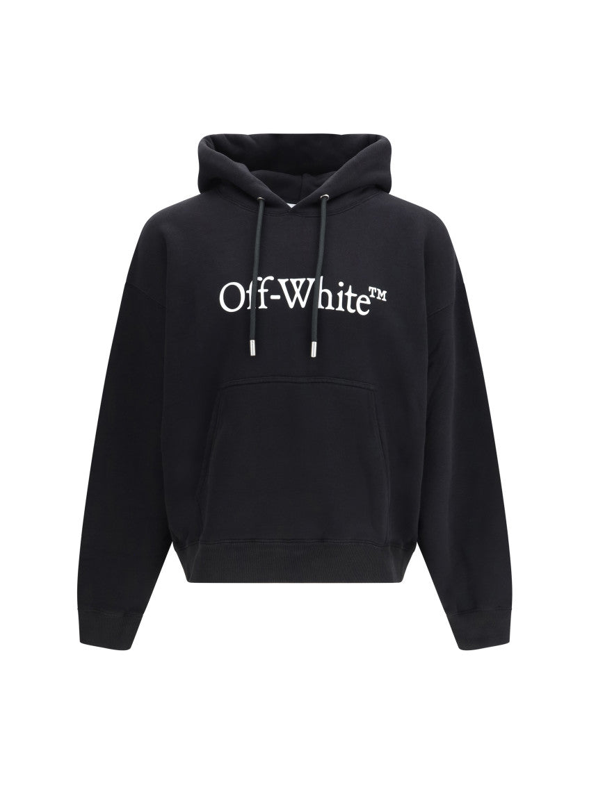 Black Relaxed Logo Hoodie 1
