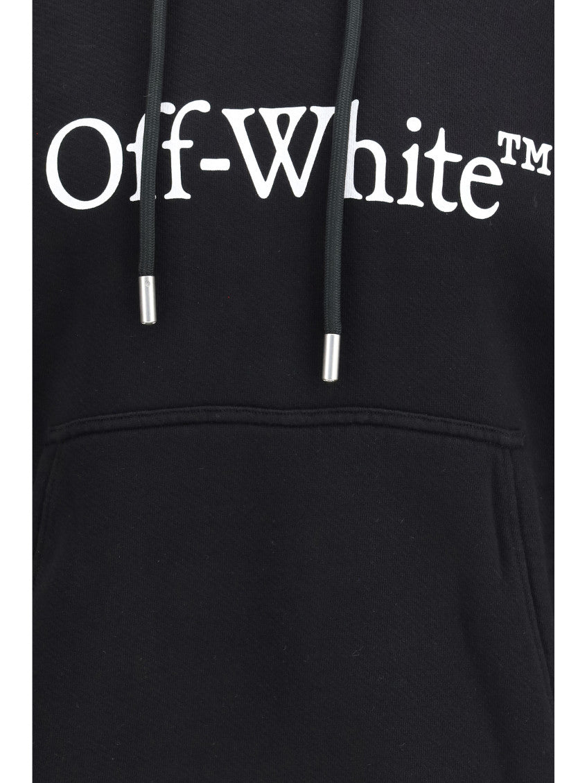 Black Relaxed Logo Hoodie 3