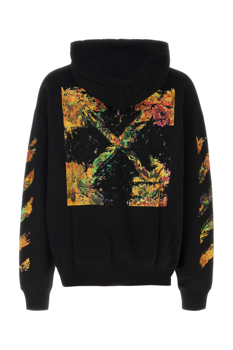 Black Graphic Regular Hoodie 2
