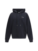 Black Relaxed Logo Hoodie 1