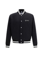 Black Logo Varsity Jacket 1