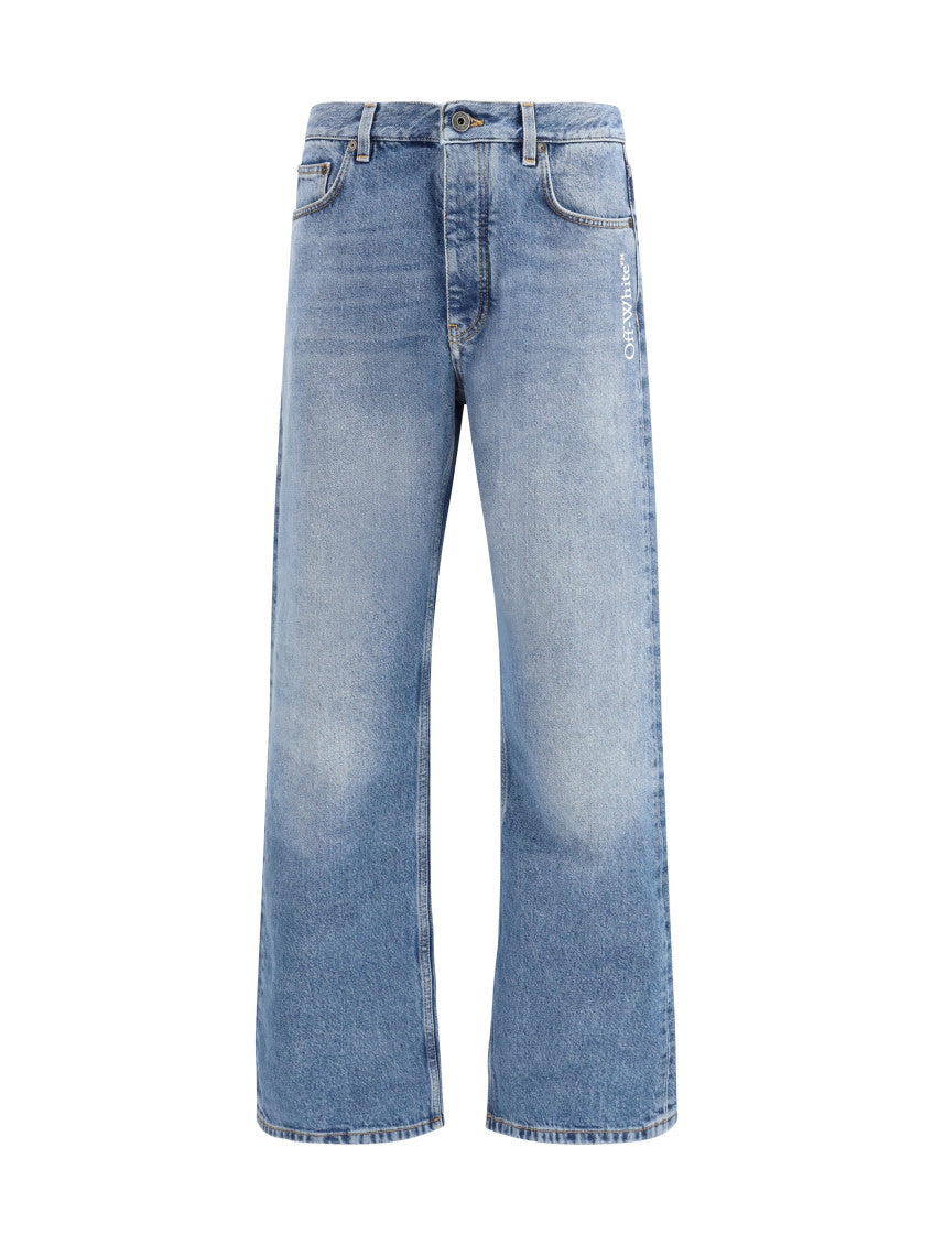 Blue Mid Rise Jeans 1