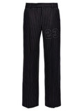Navy Blue Straight Pants 1