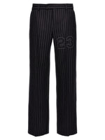 Navy Blue Straight Pants 1