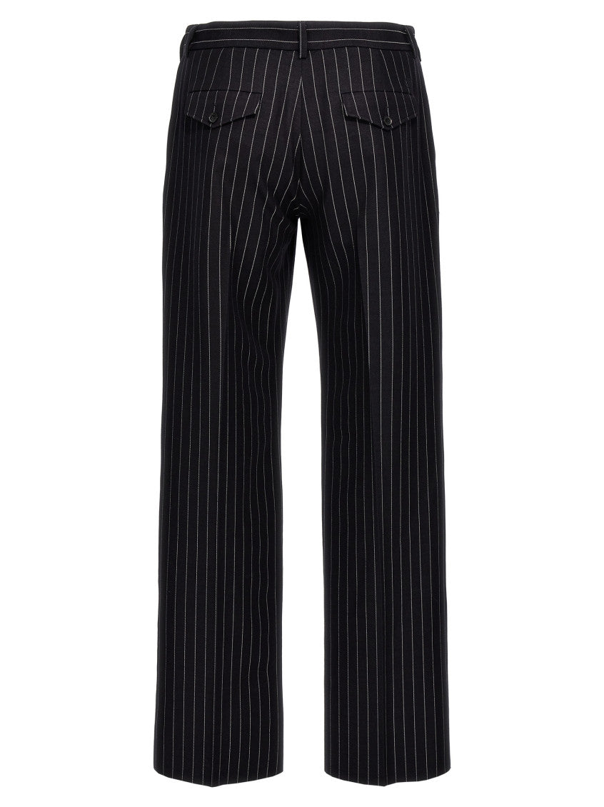 Navy Blue Straight Pants 2