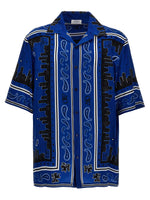 Blue Bandana Print Shirt 1