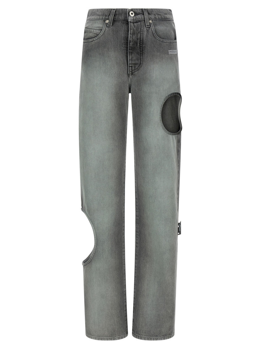 Grey 'Spray New Meteor' jeans 1