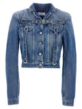 Blue Cargo Crop jacket 1