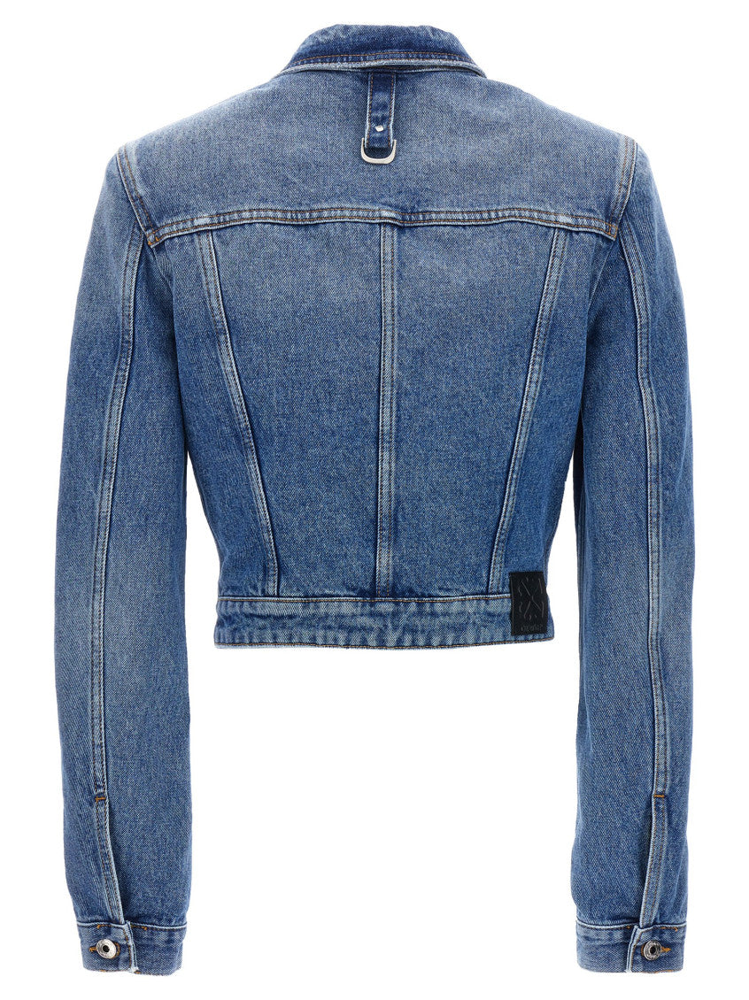 Blue Cargo Crop jacket 2