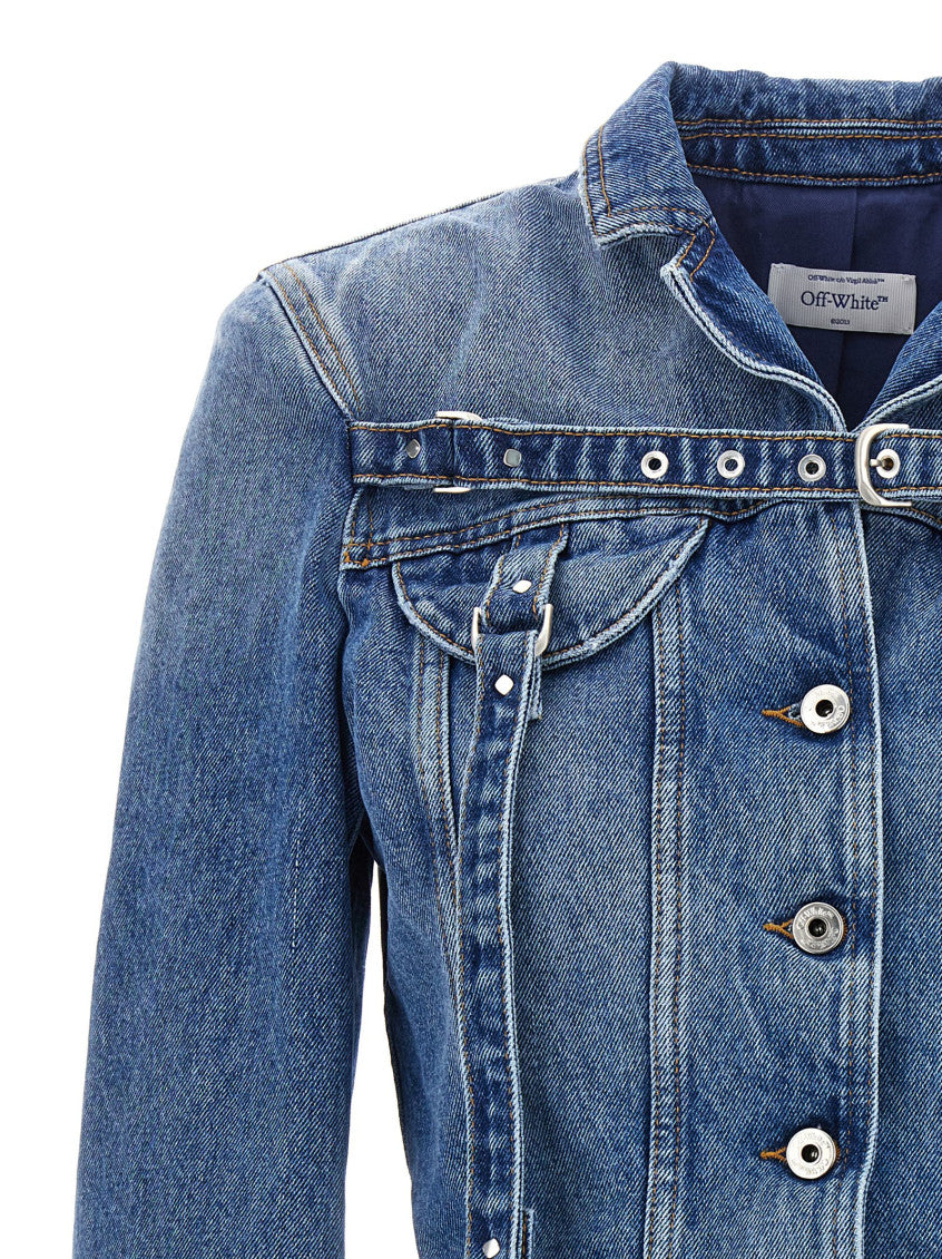 Blue Cargo Crop jacket 3