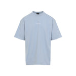 Light Blue Round Neck Logo T-Shirt 1