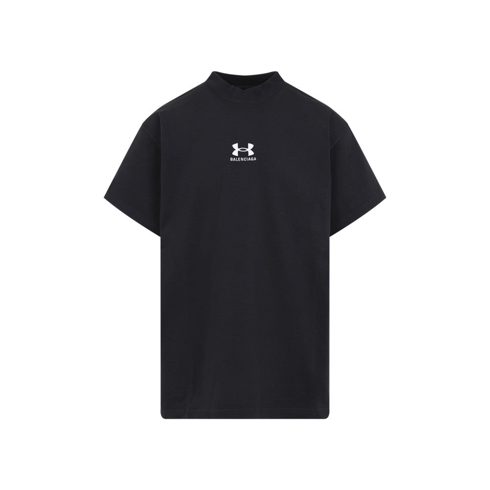 Black Logo-Embroidered T-shirt 1