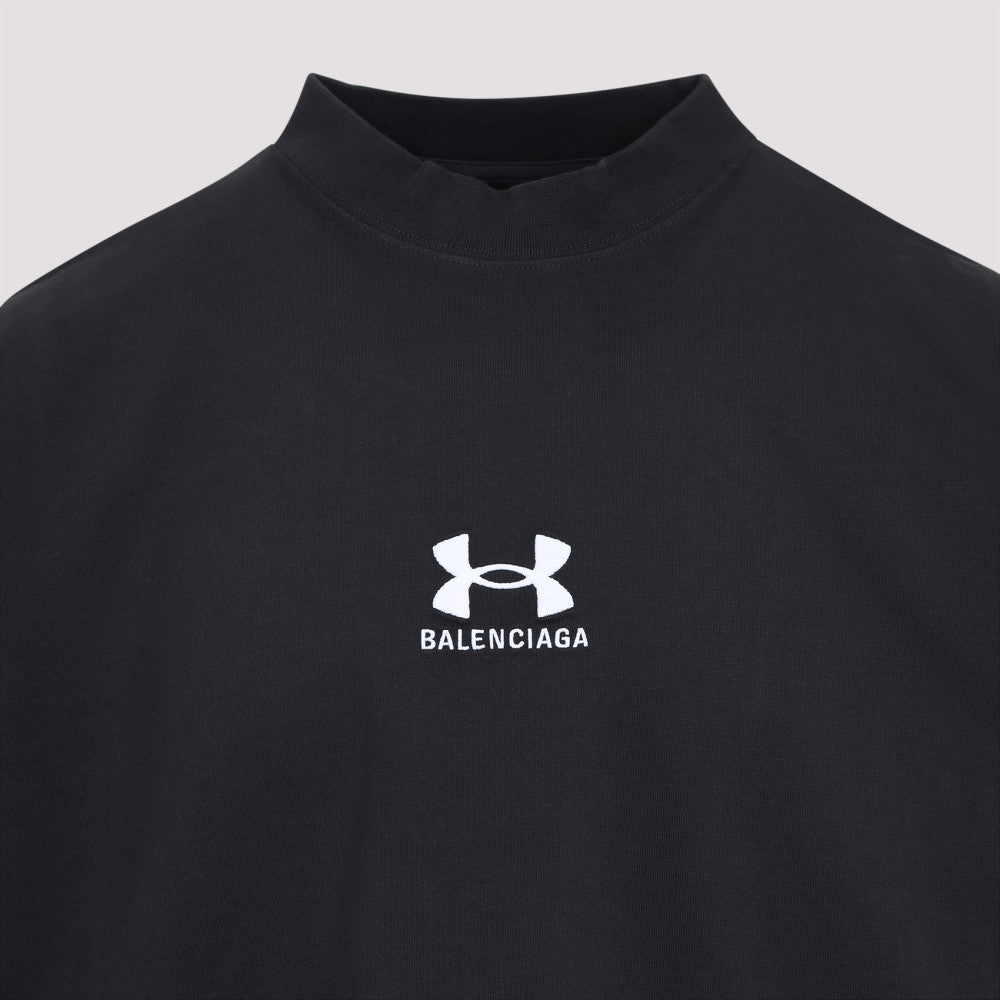 Black Logo-Embroidered T-shirt 5