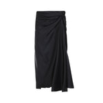 Black Draped Skirt 1
