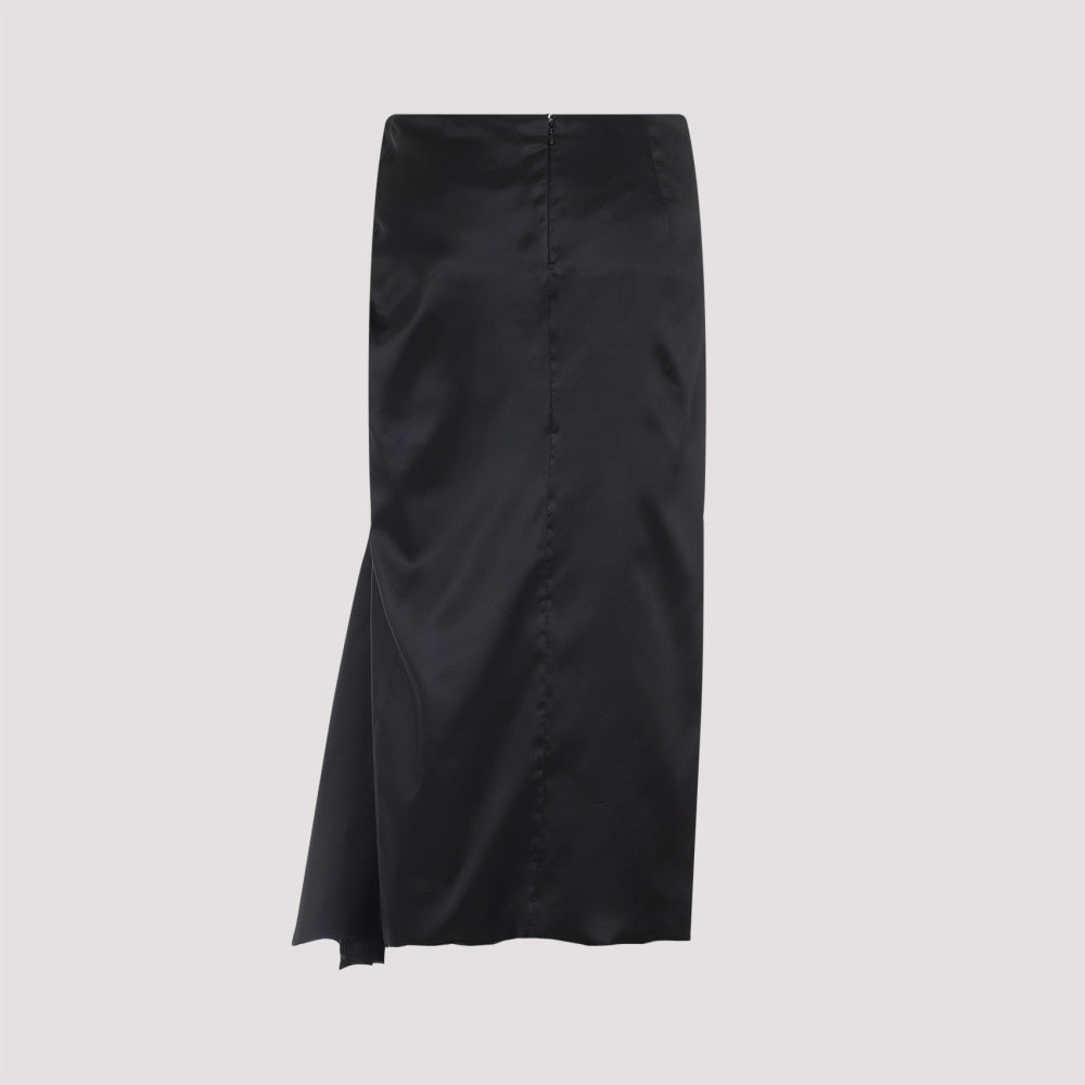 Black Draped Skirt 4