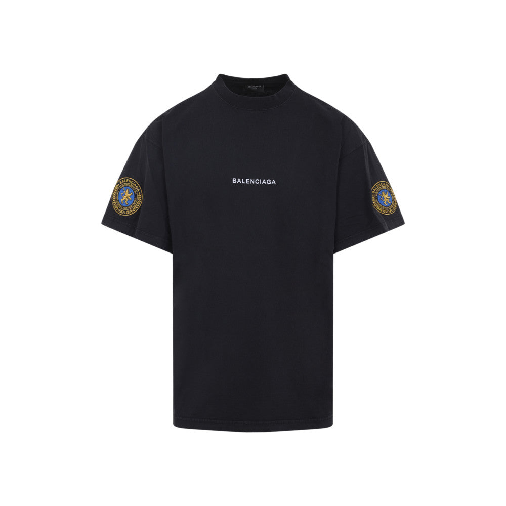 Black Oversized Cotton T-Shirt 1
