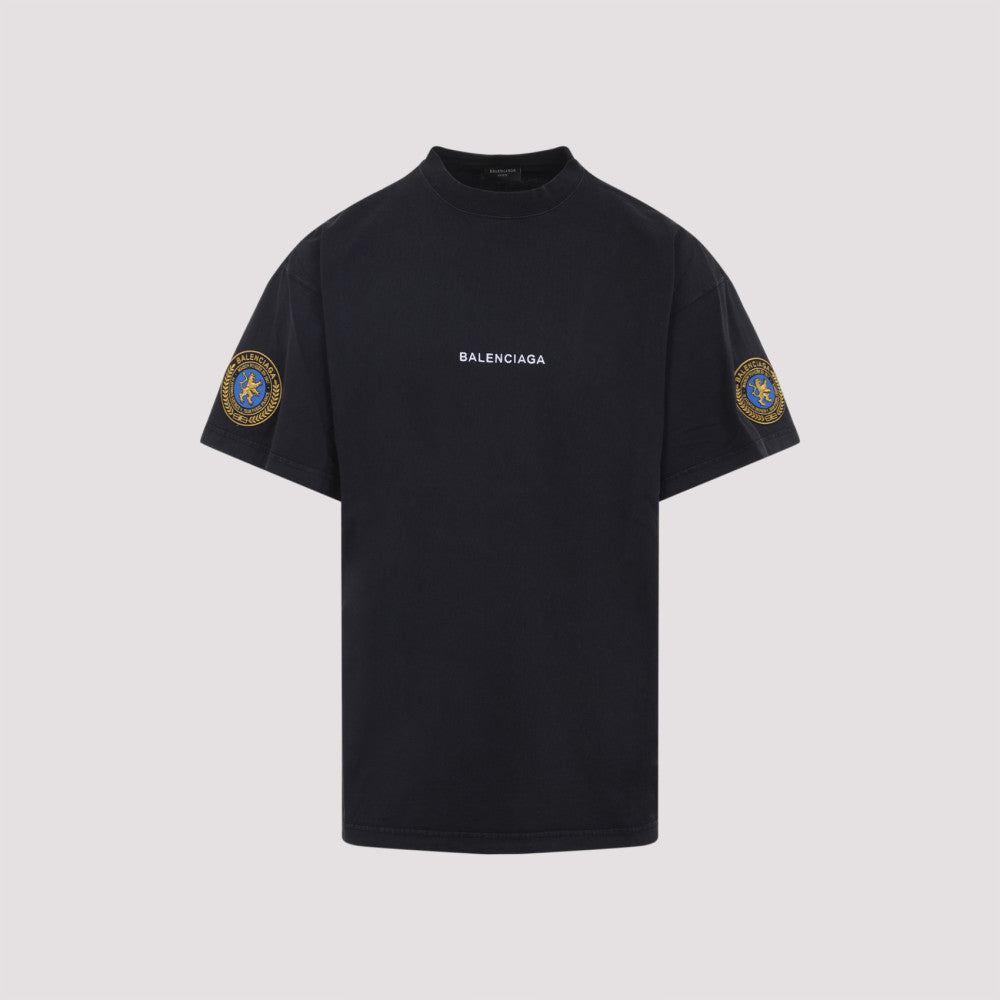 Black Oversized Cotton T-Shirt 2