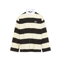 Dark Brown Stripes Polo 1