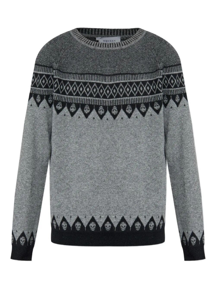 Grey Wool Sweater 1