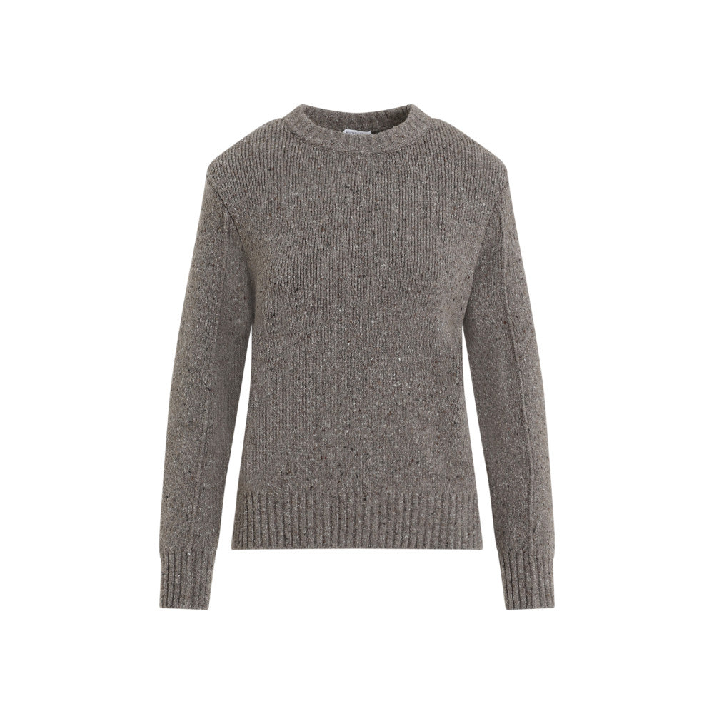 Grey Round Neck Pullover 1