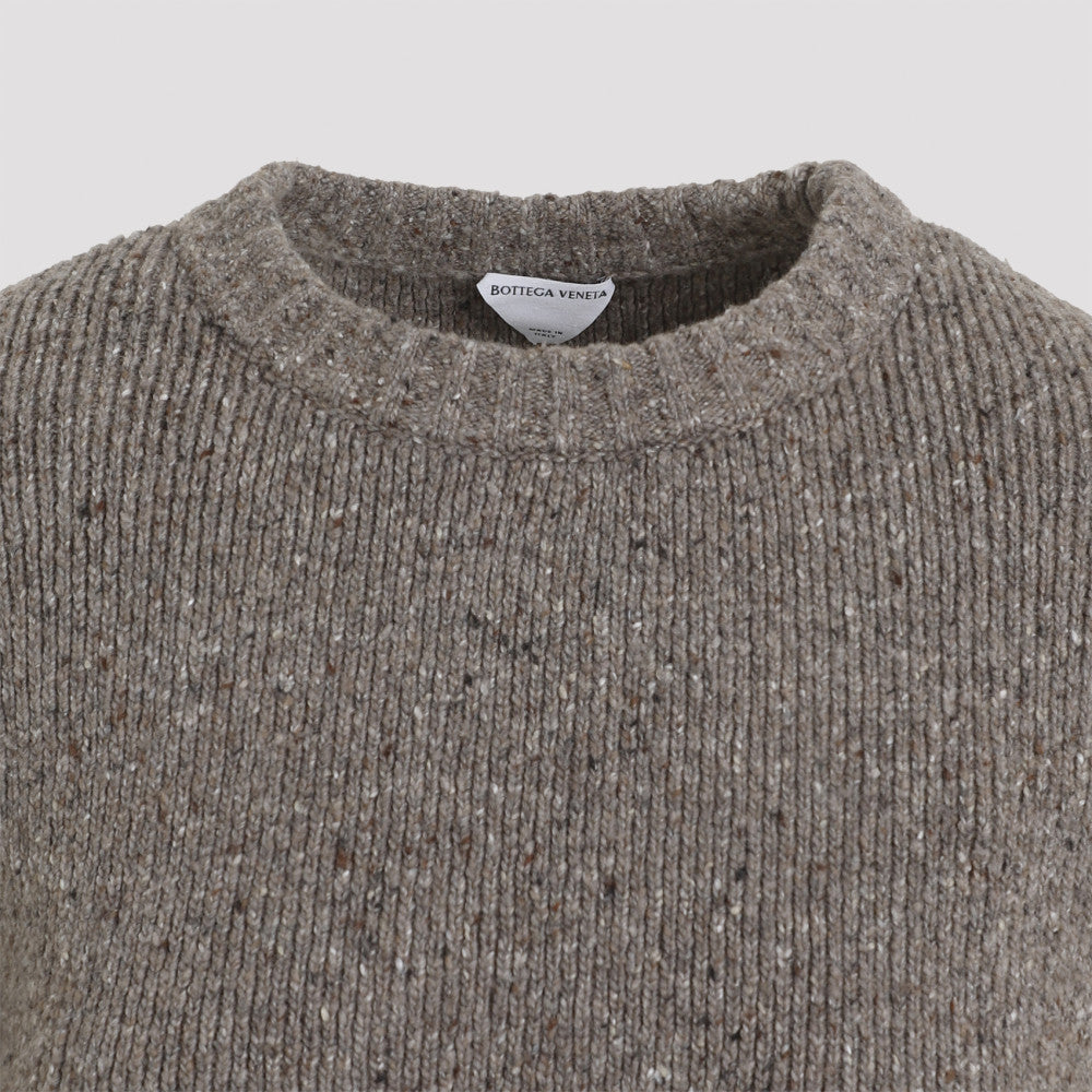 Grey Round Neck Pullover 5