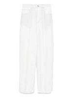 White Straight-Leg Pants 1